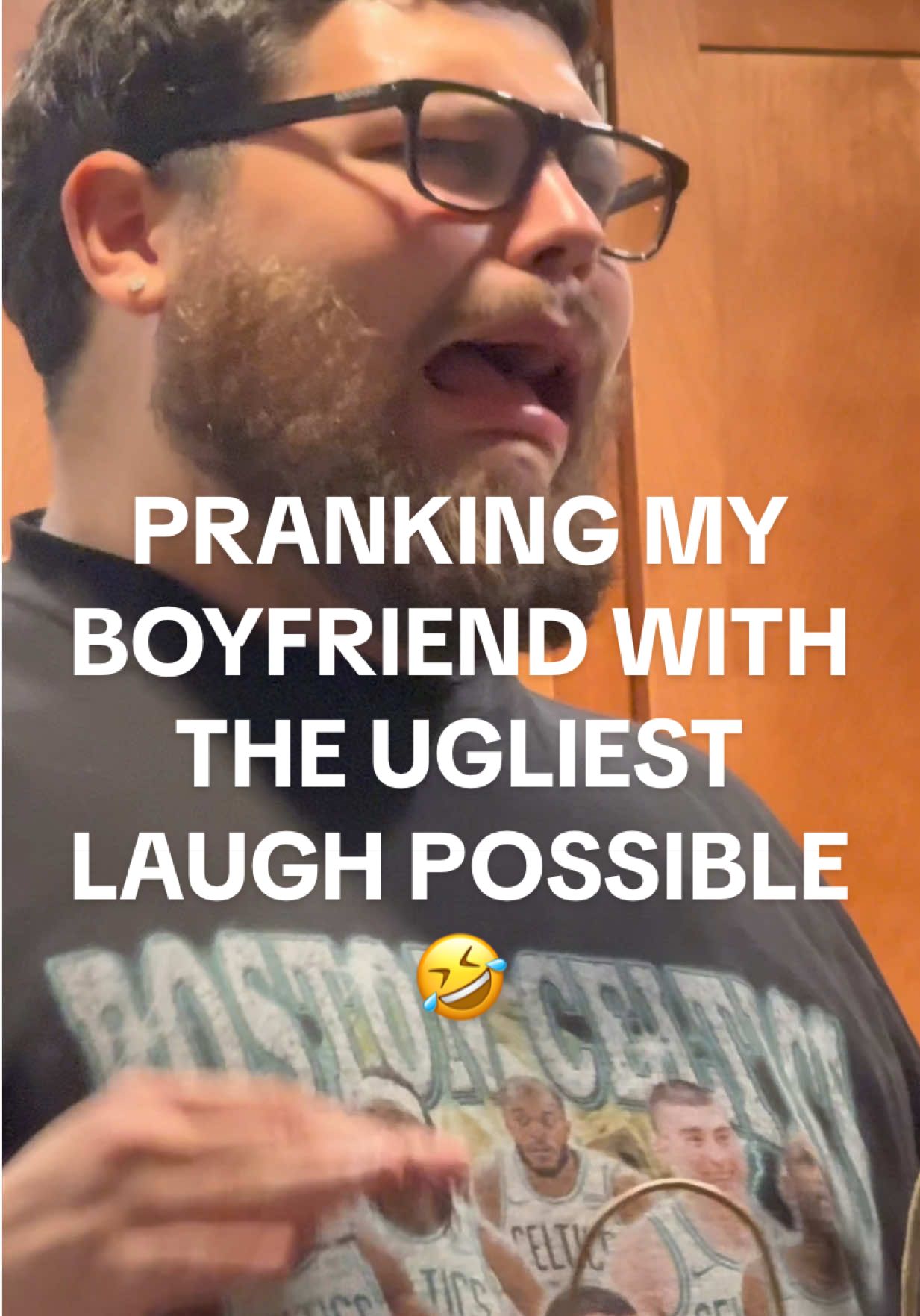 Supposedly I already laugh like that 😃 #pranks #boyfriendprank #relationshipgoals #pranking #couplestiktok 