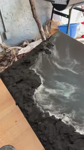 Prepping these beautifu beautifu beauties for the next layer.  Should I make minis?  #epoxyresin #resinart #sanding #arttok #epoxy 