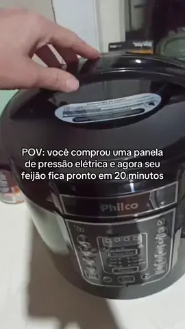 🚨 Panela de Pressão Elétrica da Philco deixa qualquer receita pronta mais rápido, você pode fazer carne, feijão, molhos, arroz e muito mais! Minha mãe arrasou demais nessa compra! #panela #paneladepressao 