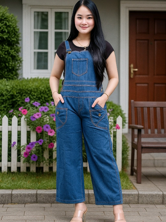 Sola Kulot Overall Dewasa #overall #overalljeans #overallsoutfits #fyp 