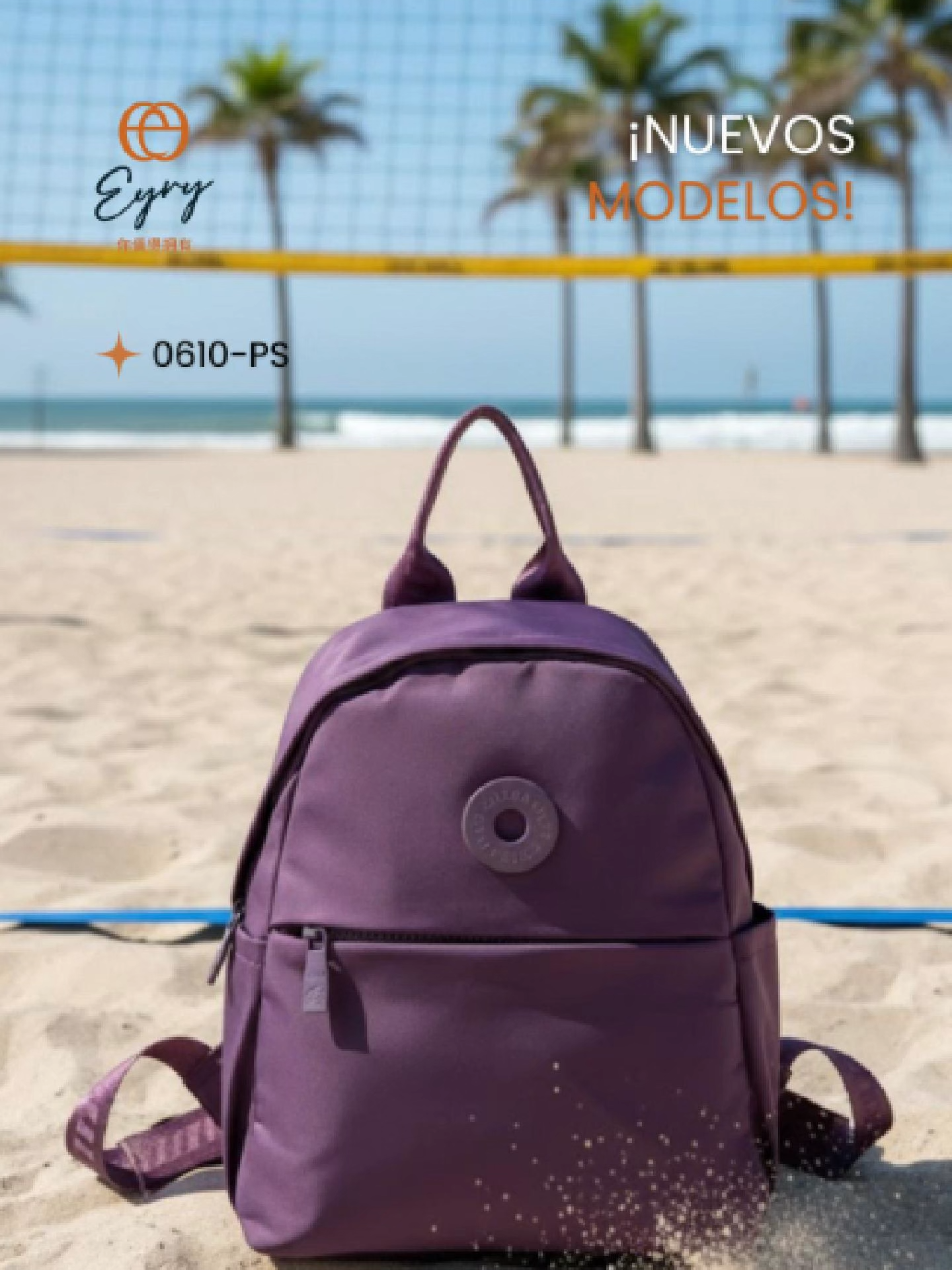 ✨ ¡Tu compañera ideal para cada aventura! 🌴 Mochila con estilo moderno, práctica y ligera 💜 perfecta para la playa, la uni o el día a día. 😍🎒 #mochila #TikTokFashion #moda #aventura #chibao
