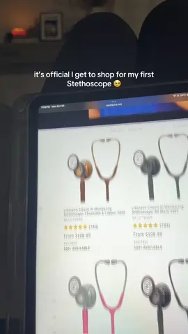 so excitedd 🤍  #stethoscope #fy #littmannstethoscope