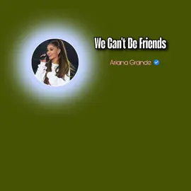 How are you❤️  We Can't Be Friends // Ariana Grande #foryou #songs #lyrics #mmsub 