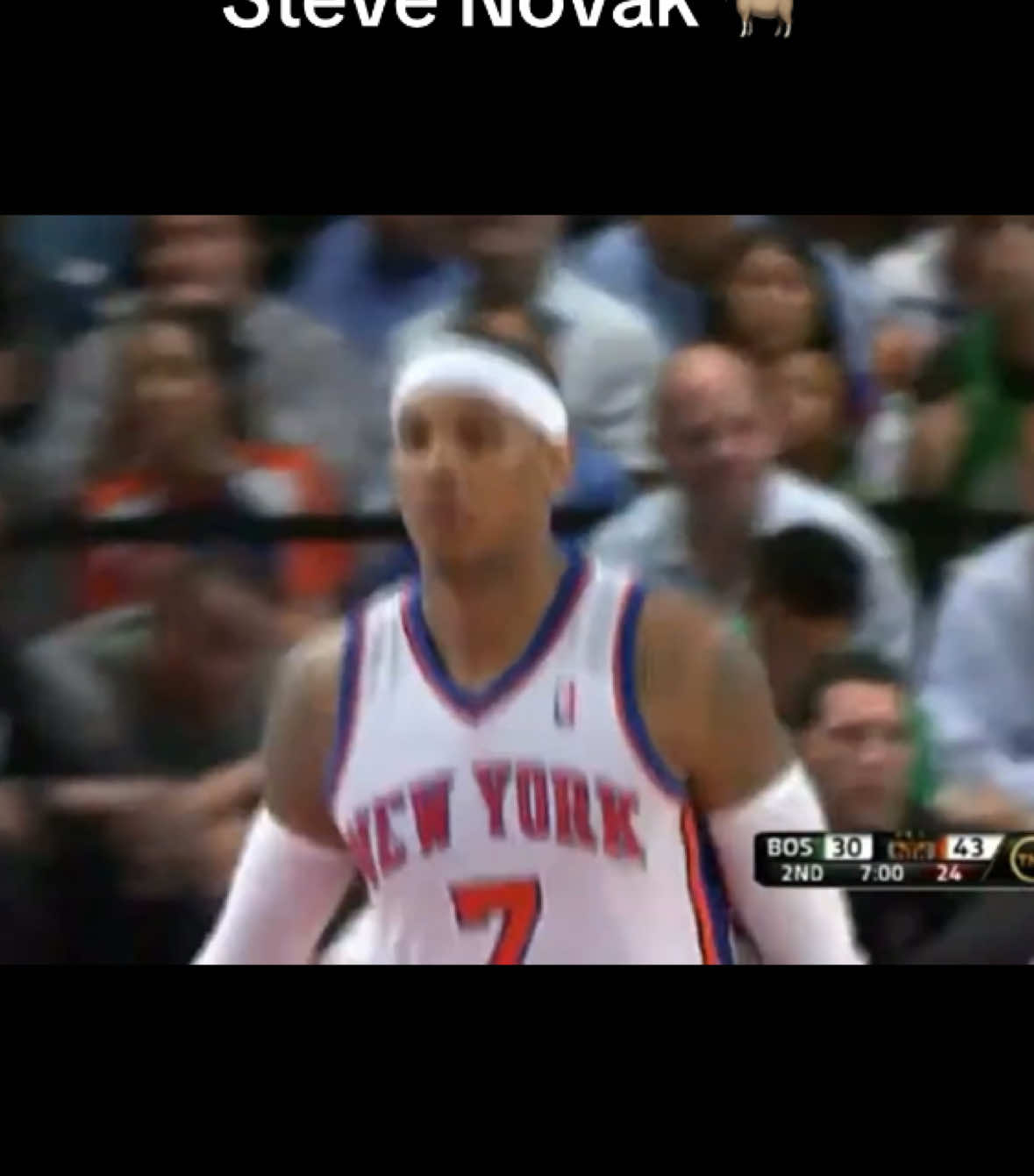 Random NBA game of the week! #knicks #fyp #NBA #carmeloanthony 🎬 Title: “Madison Square Mauling: Knicks vs. Celtics – The 2012 Slam Dunk Showdown” Date: April 17, 2012 Genre: Sports Comedy / Action / Mild Basketball Chaos Rating: PG-13 (for excessive swagger and Melo-induced mayhem) Opening Scene – Madison Square Garden, New York City] (Cue dramatic music. Spotlights swirl. The crowd roars like they’ve all just had three espressos and a dream.) Narrator (Morgan Freeman voice, probably): On a warm spring night in the city that never sleeps—because the Knicks finally gave them a reason not to—two basketball juggernauts collided: the Boston Celtics, grumpy and green like your least favorite vegetable, and the New York Knicks, swaggering in orange and blue like a disco ball with a jump shot. Scene 1 – Tip-Off Mayhem] The ball goes up. The Celtics’ veterans—Pierce, Garnett, and Rondo—look like they’re clocking in for overtime at the Office of Old Man Intensity™. Meanwhile, Carmelo Anthony strolls in like a man who just remembered he’s him. Carmelo (in slow motion, sunglasses indoors): “Time to cook.” And cook he did. He drops buckets like they’re hot potatoes—scorching everything in sight. By halftime, the Celtics look like they’re reconsidering all their life choices and defensive strategies. Scene 2 – The Melo Show (Starring: Carmelo Anthony, Directed by Pure Confidence)] Melo finishes with a 32-point masterpiece, hitting jumpers so smooth they should’ve come with a jazz soundtrack. Amar’e Stoudemire, back from injury and looking like he’d been built in a Nike lab, throws down dunks that make the rim call for therapy. JR Smith, meanwhile, plays like a man powered by caffeine, chaos, and confidence—launching threes from Brooklyn just because he can. Scene 3 – The Celtics’ Struggle Bus] Paul Pierce is trying to keep Boston alive, but the Knicks defense is everywhere—like a swarm of caffeinated hornets. Kevin Garnett is yelling motivational threats at his teammates, the rim, and possibly the popcorn vendor. Rondo, desperate for help, starts passing like a wizard—but nobody’s catching spells tonight. Scene 4 – The Garden Goes Nuclear] The Knicks lead balloons. The crowd’s losing their minds. Spike Lee’s doing interpretive dances courtside. Final score: Knicks 118, Celtics 110 New York goes wild. Boston goes home questioning reality. Closing Scene – Melo Walks Off Like a Superhero in a Fireball Explosion] Carmelo doesn’t just win the game—he owns the night. The Garden’s shaking, the crowd’s chanting, and somewhere, a Celtics fan is softly whispering, “Not again…” Narrator: And thus, on April 17, 2012, the Knicks didn’t just beat the Celtics—they turned Madison Square Garden into Madison Slam Garden. Cue freeze frame of Melo smiling as 80s synth music plays. “The Knicks would go on to make the playoffs. The Celtics would too… but they’d forever remember this night as The Melo Show.” Roll credits over JR Smith shooting a 40-footer for no reason.