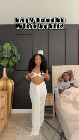 Having My Husband Rate My TikTok Shop Outfits! #dellyfever #couple #tiktokshopfinds #outfits #fyp