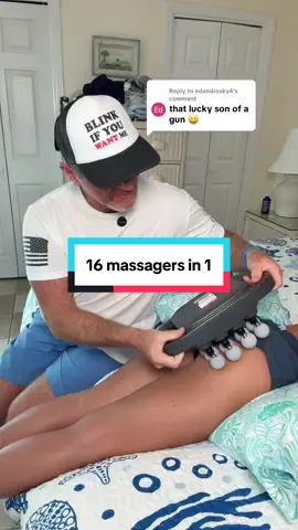 Replying to @edandresky4 VTT 16 head massager.   Salon quality home massage any time at a price less than one salon visit.  #MassageGun #CouplesNight #RelaxAndRecharge #DeepTissueRelief 