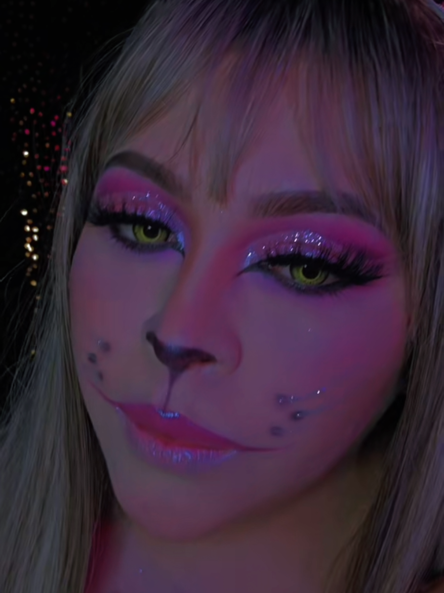 #kittymakeup #maquillajedegatita #Halloweenideas #halloweenlook #halloweencostume 