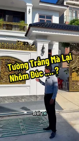 Tường trắng mà lại nhôm đúc thì quá đỉnh luôn các bác ơi #congductiendat #congducnhomtiendat #fyp #nhomductiendat #congnhadep2025 