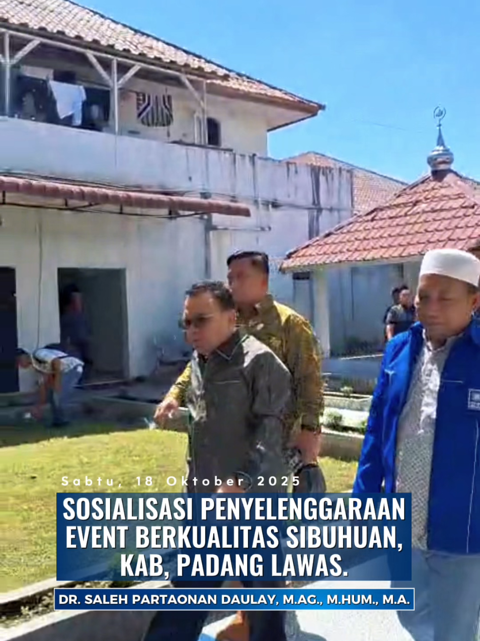 Sosialisasi Penyelenggaraan Event Berkualitas di Sibuhuan Kabupaten Padang Lawas