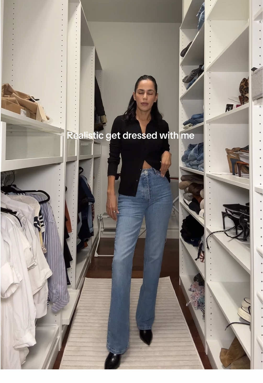 This is how all my clothes end up on the ground 😂 #grwm #getdressedwithme 