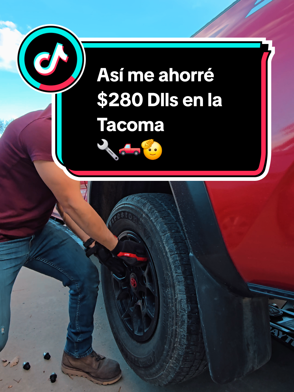 En el Dealer $280 Dlls por revisar los frenos traseros, mejor lo hago yo y de paso le doy una limpiada 🫡🛻🔧  #toyota #tacoma #toyotatacoma #4x4 #tik_tok 