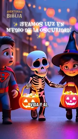 ✨ ¡Seamos luz en medio de la oscuridad! ✨ Aunque el mundo esté lleno de sombras, el Eterno nos ha llamado a reflejar Su luz, Su verdad y Su amor. No fuimos creados para seguir la corriente, sino para marcar la diferencia.         🔔 Sigue nuestro canal Aventuras de la Biblia para descubrir la verdad bíblica que el mundo oculta.  https://www.youtube.com/@AVENTURASDELABIBLIA7 ✨ ¿Quieres estudiar la Biblia a profundidad y conocer las raíces hebreas de la fe del Mesías?  👉 Búscanos en YouTube como: Jazak VeEmatz: https://www.youtube.com/channel/UCg_lqfByNzFdAV6X5Wp2-Cw ✨ Comparte este short para despertar a otros y escoger la vida, no la muerte. #Halloween #DiaDeMuertos #VerdadBiblica #RaicesHebreas #AventurasDeLaBiblia 🔥 No te avergüences de caminar en santidad. La verdadera libertad está en la luz del Creador.