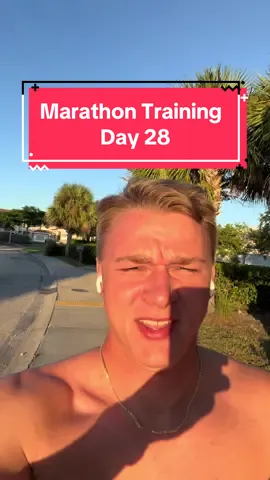Marathon Training Day 28 #Running #run #fyp #fypシ #marathon #race #health #wellness #miami #miles 