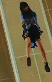 九堂りんね拘束シーンループ #九堂りんね＃松本麗世 #拘束＃ループ＃鎖#ヒロイン #ピンチ #ヒロピン#仮面ライダーガッチャード #永遠#リメイク