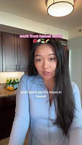 make breakfast with me in hawaii as a remote corporate girly!! #hawaiilife #honolulu #wfh 