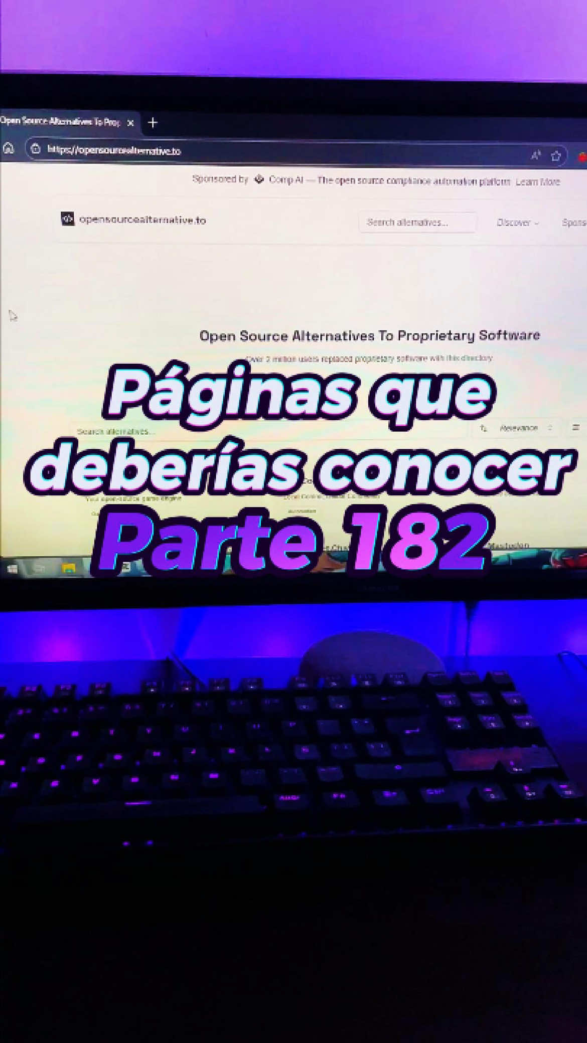 Páginas web que deberías conocer (parte 182) Alternativas Open Source! ¡Visita el enlace en mí perfil para descubrir más en ladinoit.com! 🌐 . . . #ladinoit #ladino #paginasweb 