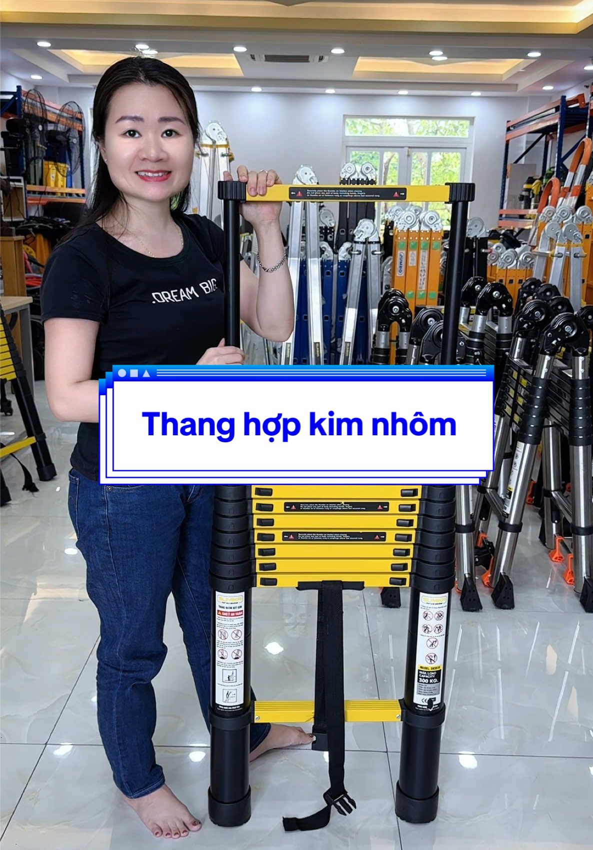 Thang nhôm hợp kim phun 7 lớp tĩnh điện chống ăn mòn cao. Có nhiều kích thước. Sp được BH 12 tháng #thuymini #giadungtienich #sumikavietnam #thang #thangrut  @Thuymini  @Thuymini 