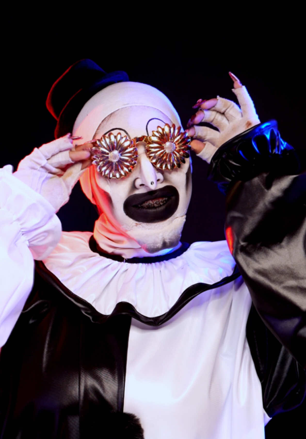 Respuesta a @AnguieRondinel 🚨 Art el payaso! 🤡 no sé qué hice, pero me gusta 😂#Makeup #terrifier #halloween 