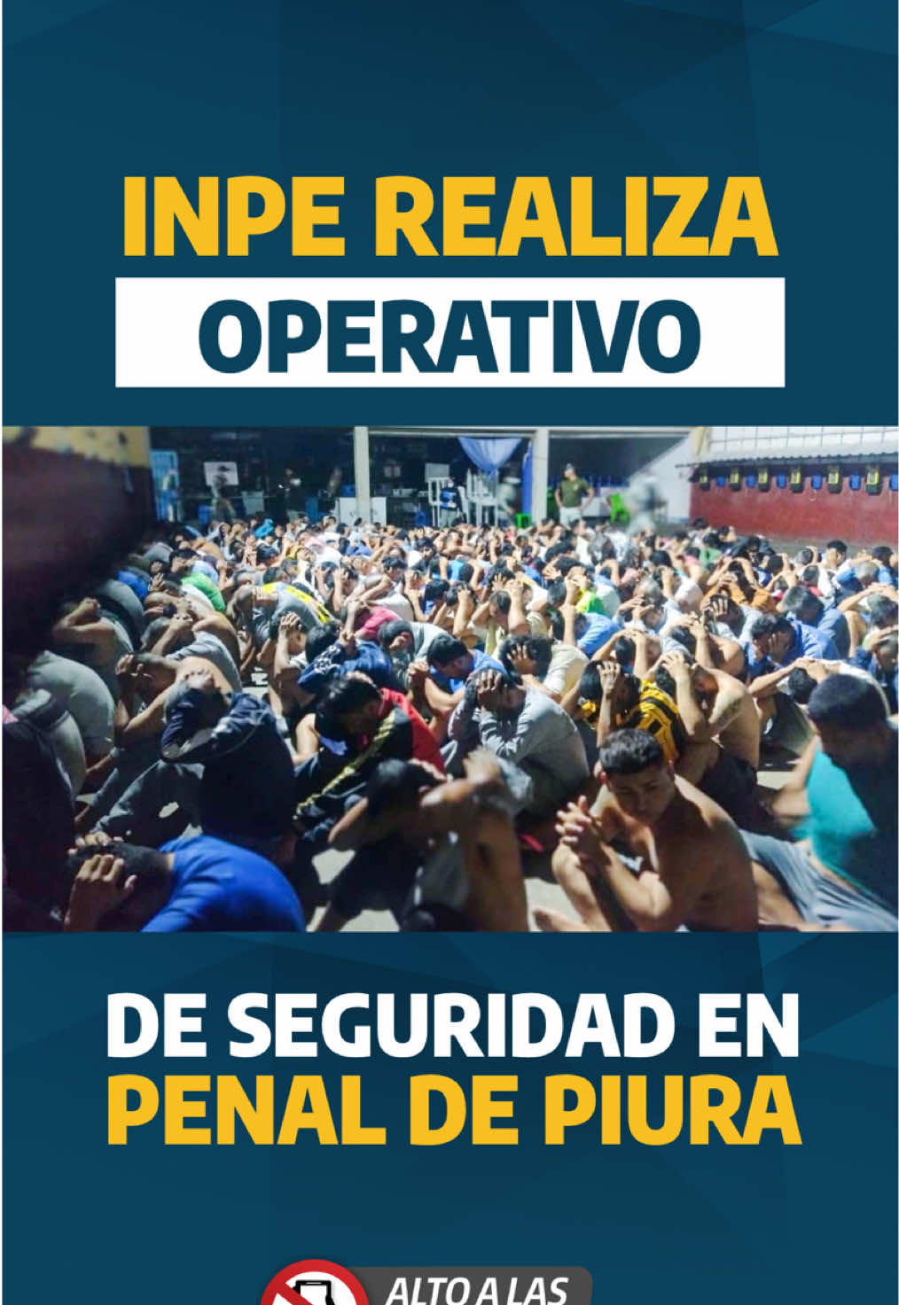 🚨 Alto a las extorsiones desde las cárceles: El INPE realizó operativo extraordinario en el penal de Piura. #INPE #carceles #piura 