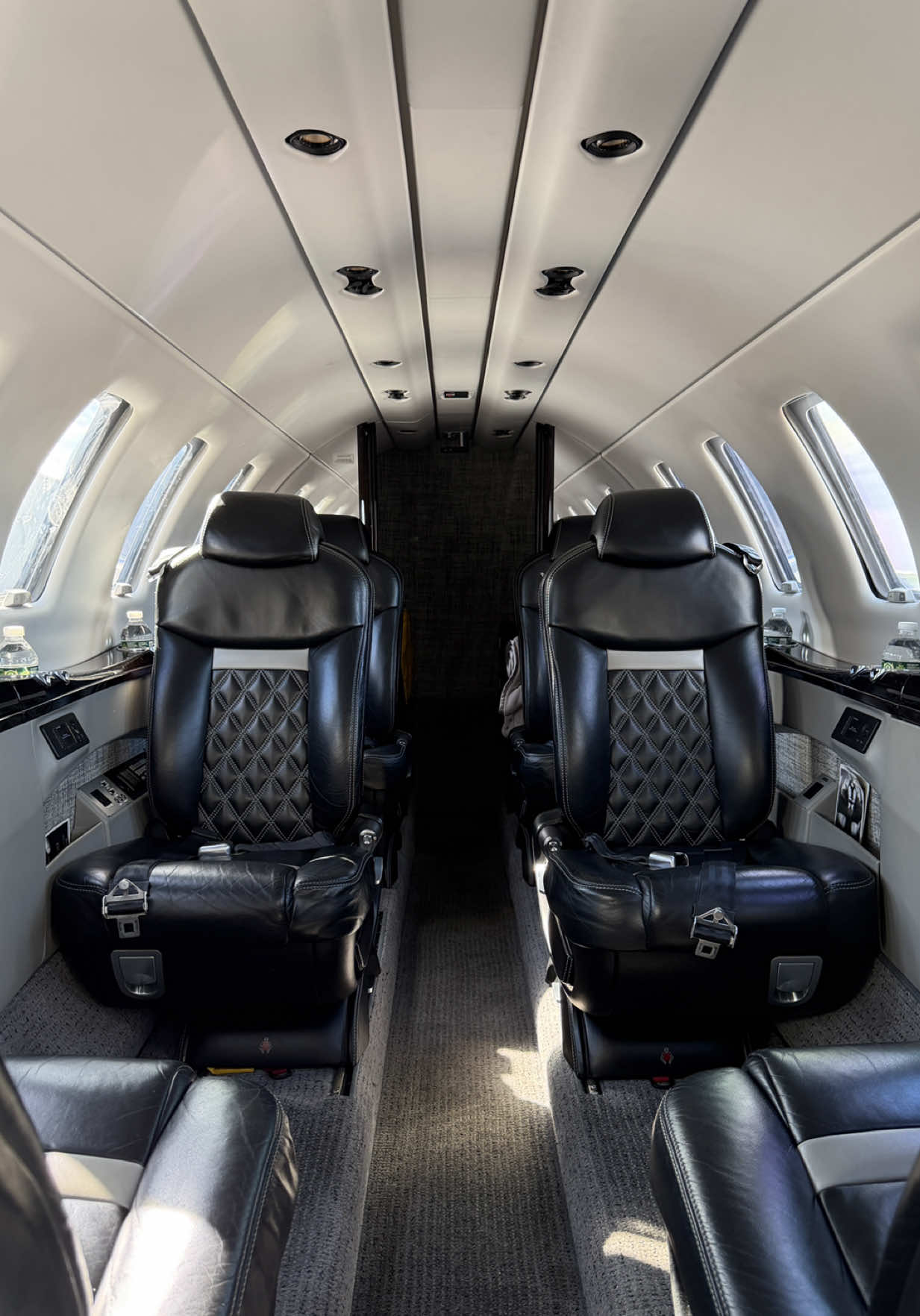 Redefining what a light jet can be. A fully customized 2019 Citation CJ4 designed for the modern traveler who values comfort as much as their time. Seats 8. Light jet agility with midsize comfort, perfect for regional charters, business trips, or weekend escapes. The custom interior redefines sophistication in the sky. Available for Charter. • • • DM to fly or buy. • • • #privatejet #privateaviation #pj #privatejetcharter #charter 