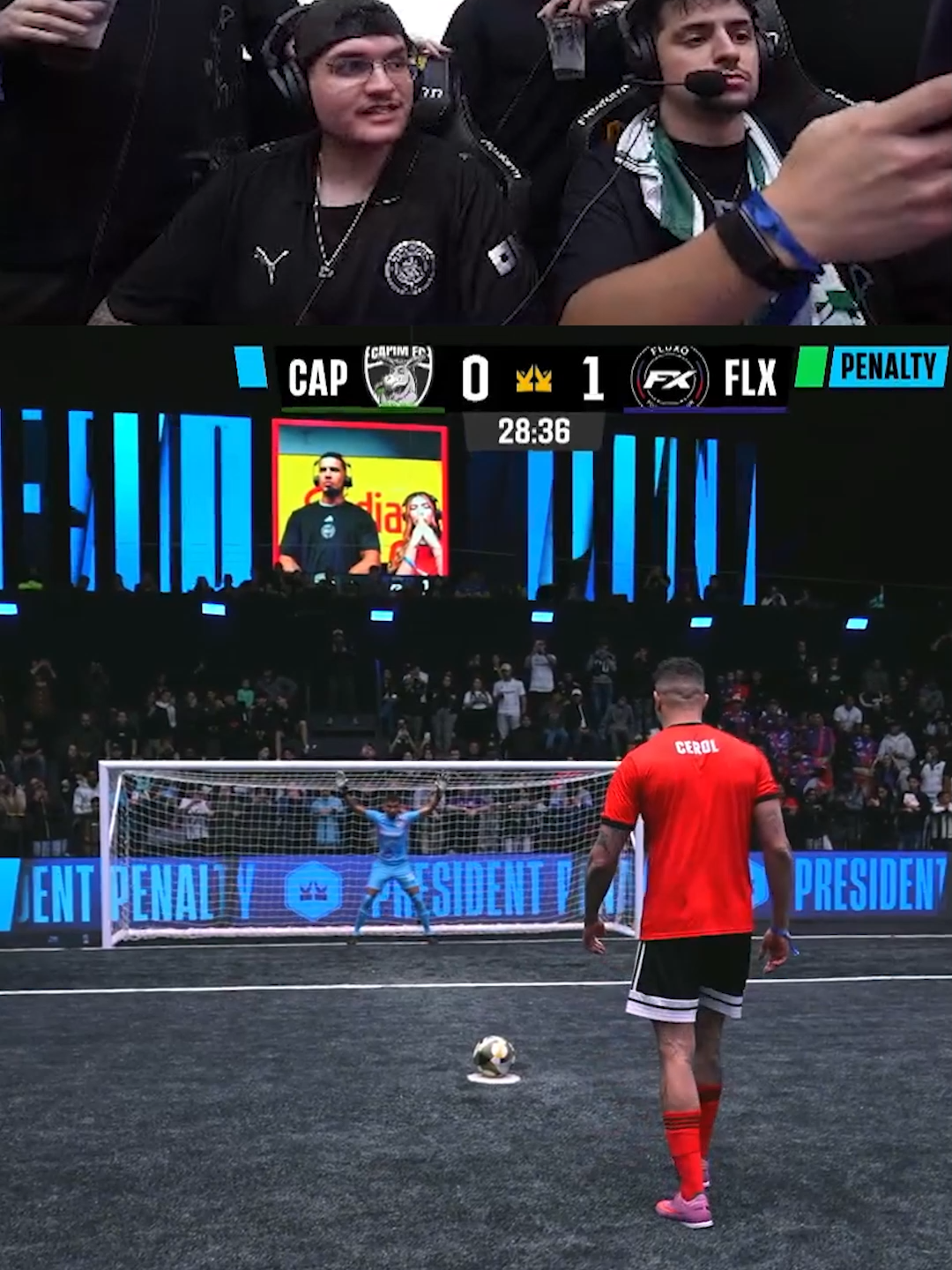 O Cerol fez hat trick kkkkkkk #loud_coringa #cortesloudcoringa #loudcoringa