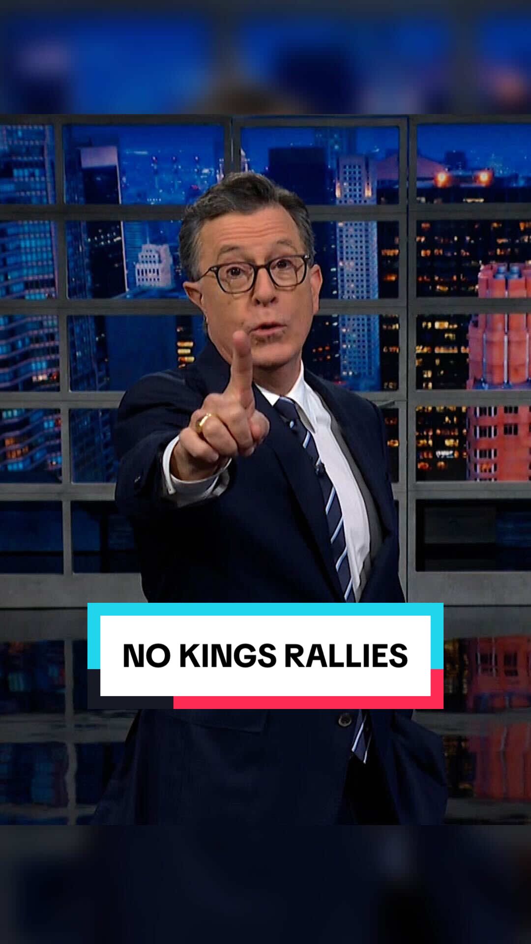 No Kings, but millions of Americans deserve crowns for their turnout. #StephenColbert 