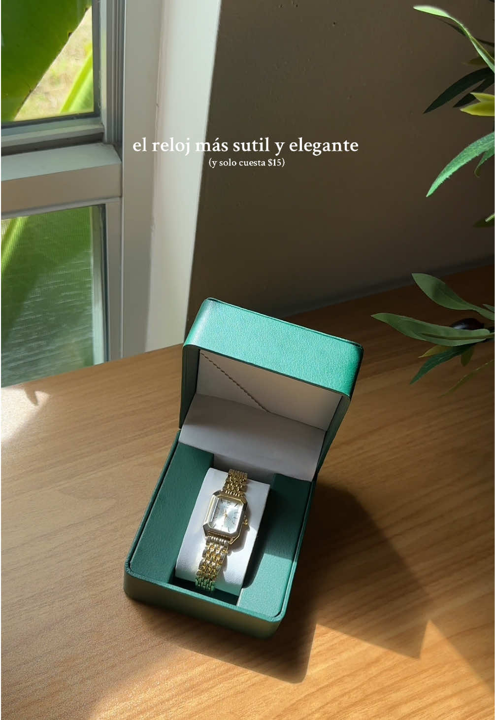 Y viene con la herramienta para ajustarlo 🥹✨ #giftideas #goldwatch ##goldjewelry #jewelry 