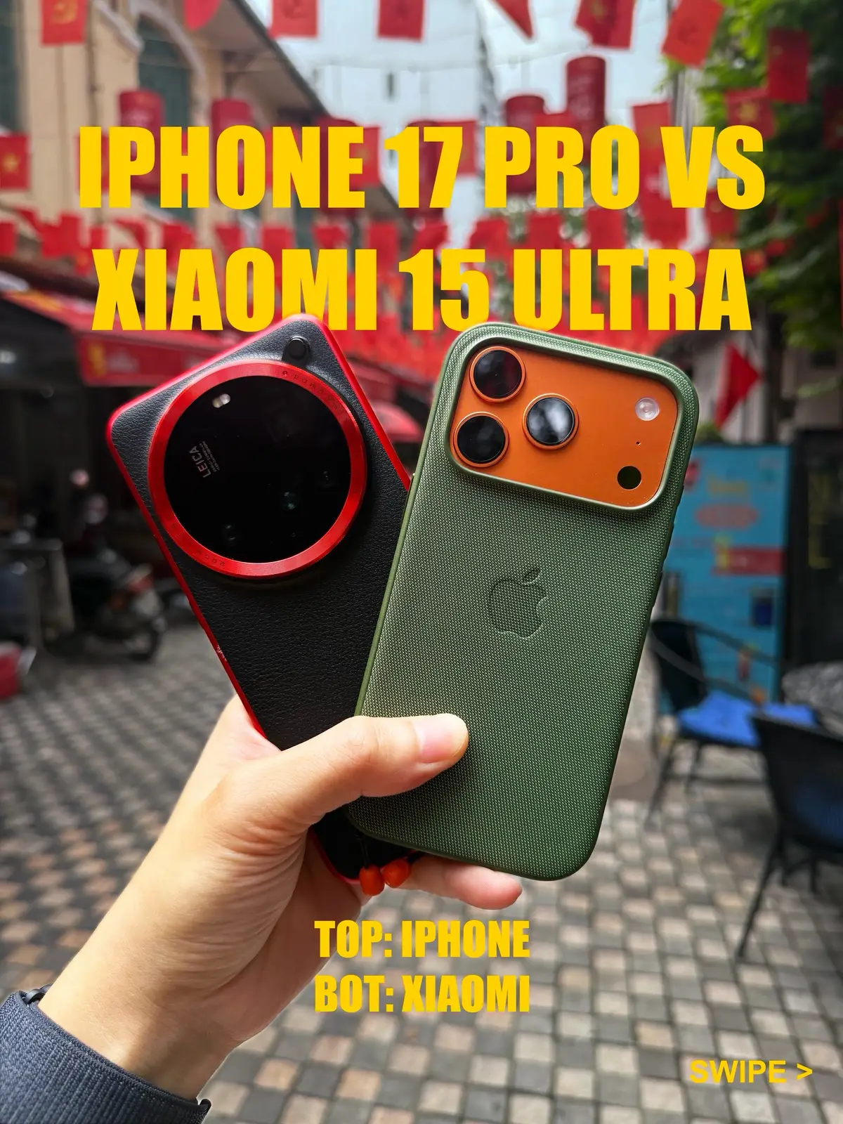 Camera comparison between the iPhone 17 Pro versus the Xiaomi 15 Ultra! They pictures from the Xiaomi were shot using the Leica Authentic color profile. Which one would you pick?