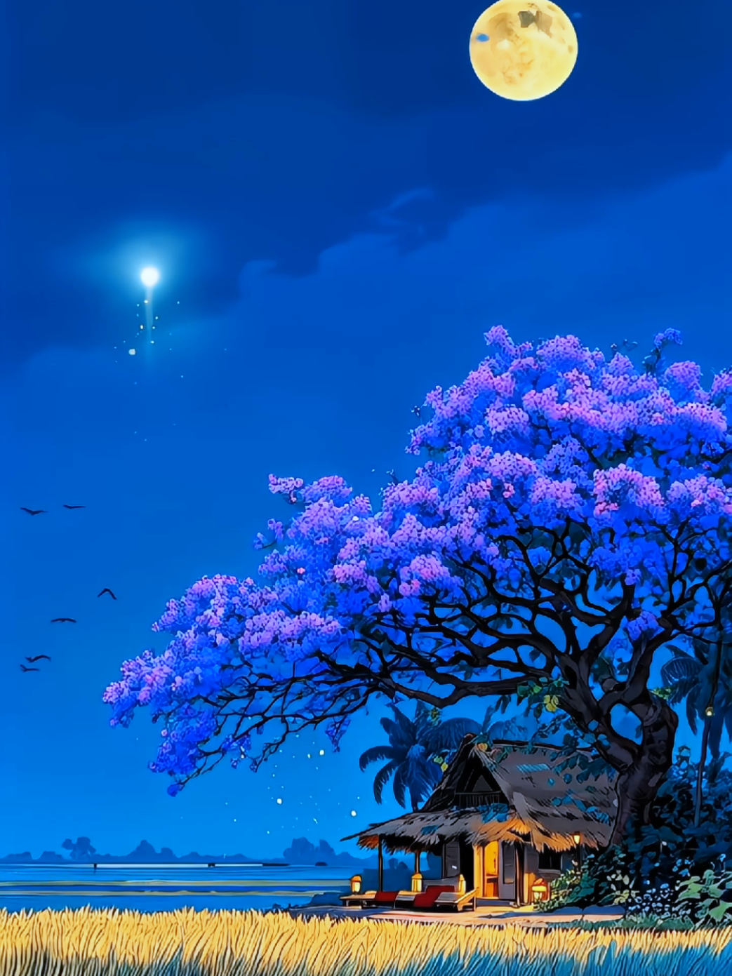 2K Aesthetic Live wallpaper, Download more in Bio!!! motion made with #hailuoai #hailuo02 #minimax  not my original image, dm for credit, i'm happy to update #aestheticsky #moon #cinematic #iwatchthemoon #tekit #4kanimewallpapers #veo3 #klingai #fyp 
