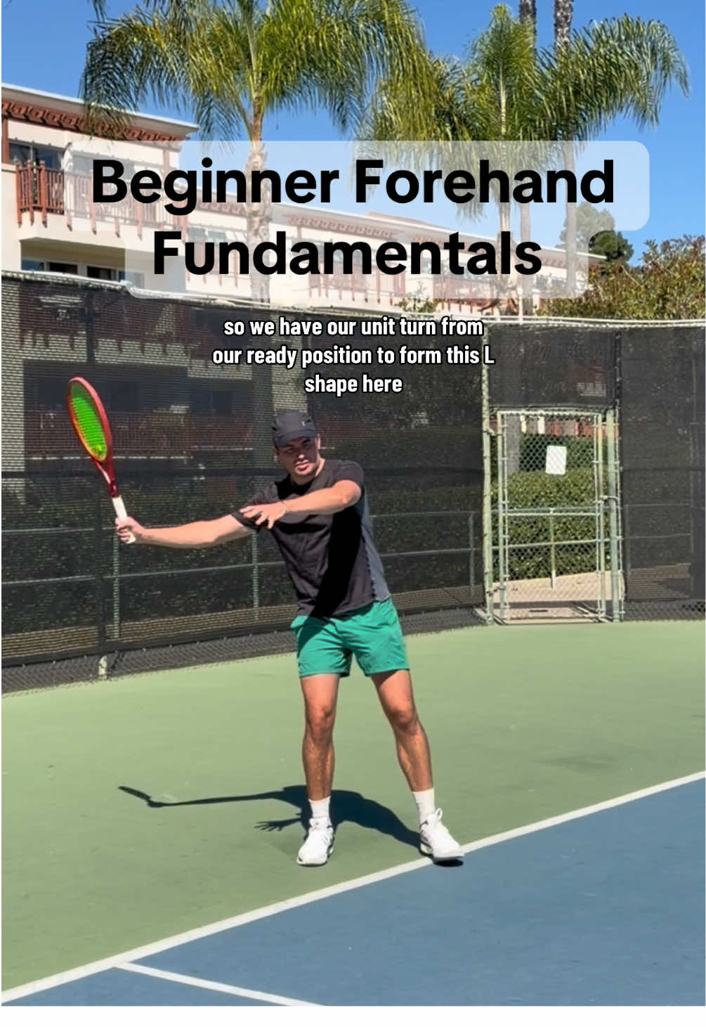 Starting with the basics 🎾 #tennis #tenniscoach #latenniscoach #tennisincalifornia #forehand #coaching #losangeles 