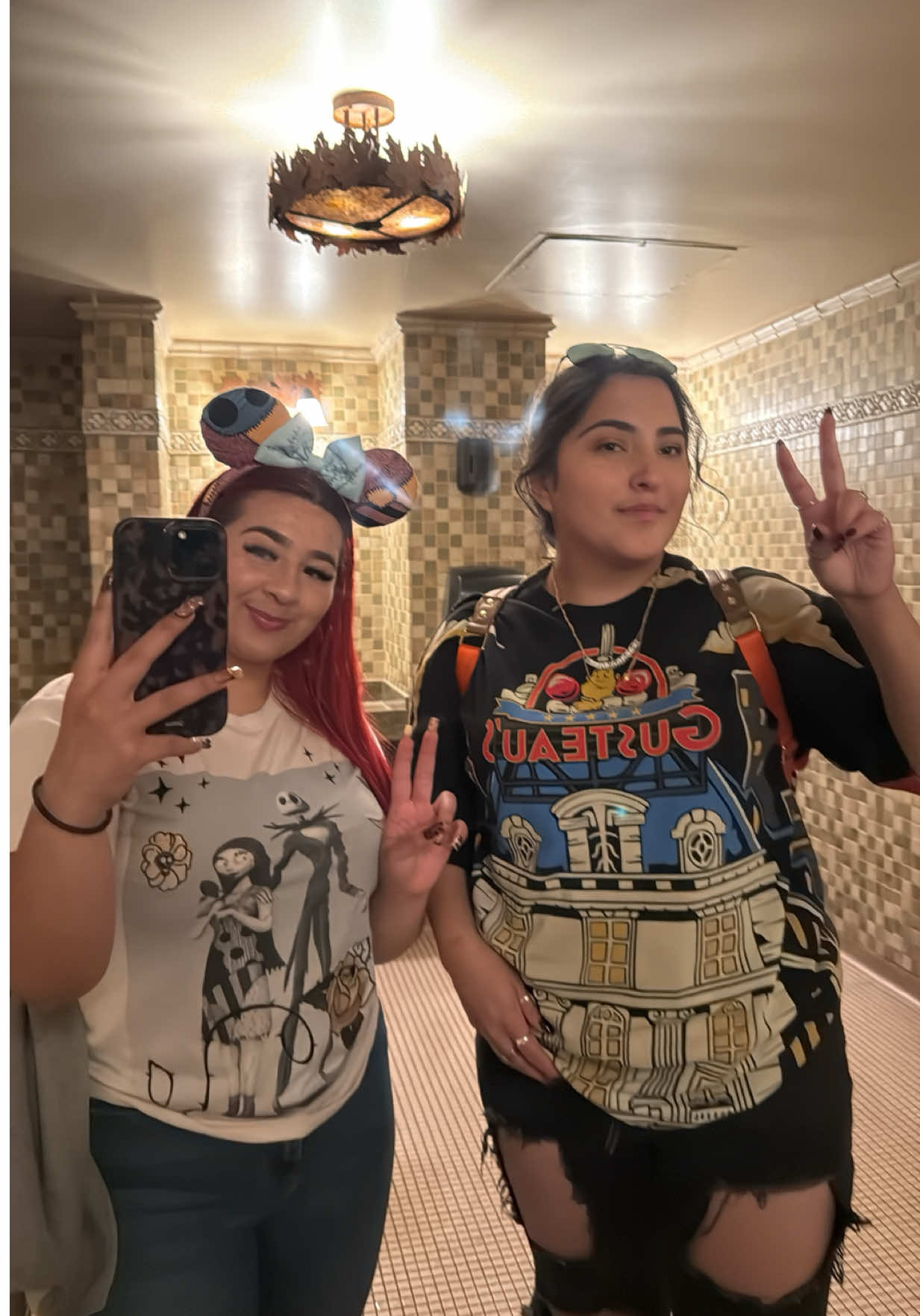 no wonder the cashier ✨sparkled✨ over our mystery pins 🥰 #disney #mysterypins #disneypins #fyp #nightmarebeforechristmas 