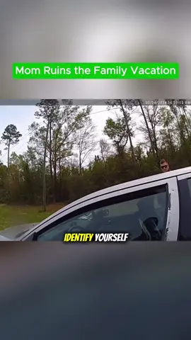 Mom Ruins the Family Vacation #cops #copsoftiktok #police #policeofficer #bodycam 