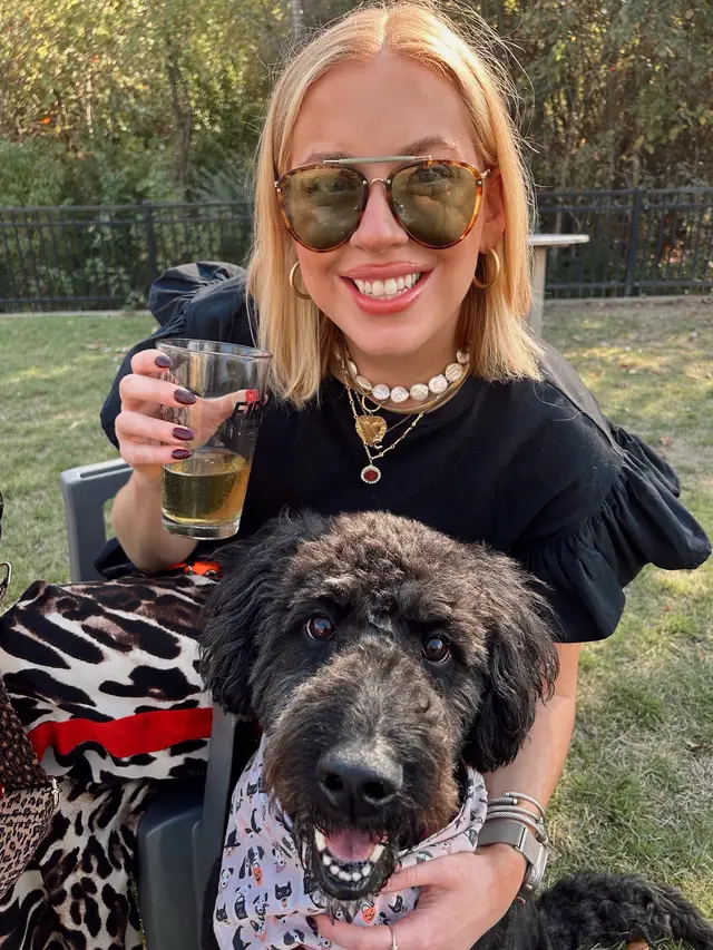 After six years, this dog still has every piece of me… except the part Cade managed to steal 😉#thedailygracie #labradoodlesoftiktok #labradoodle 