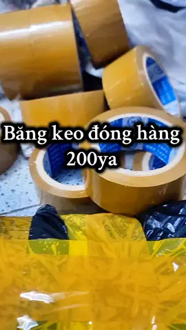 Băng keo đóng hàng 200ya #bangkeo  #bangkeovang  #bangkeodonghang  #bangkeotrong  #ngatichcuc91  @Kim anh 