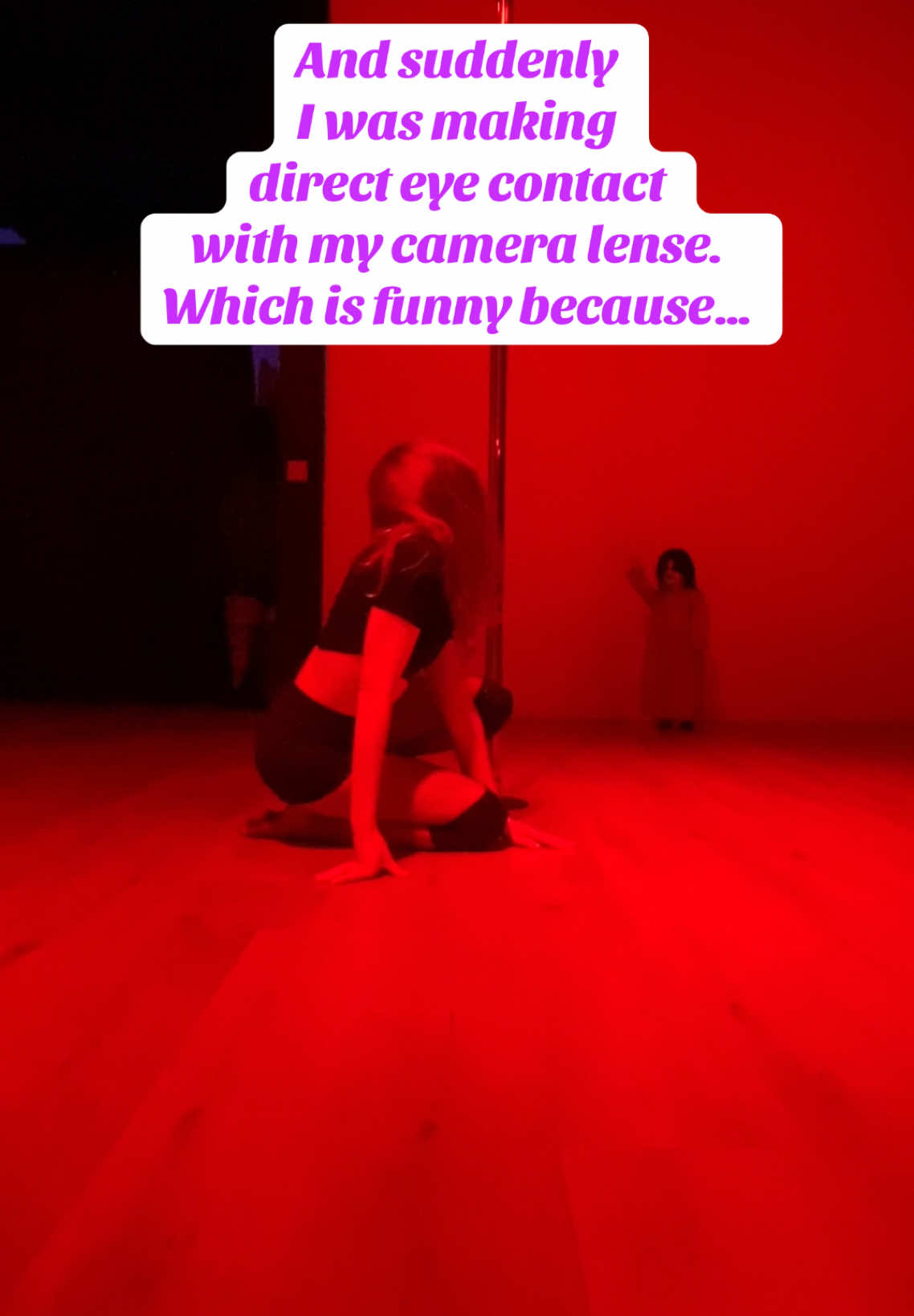 To my pole teacher lol  #foryoupage #fyp #poledance #polerina #dance 