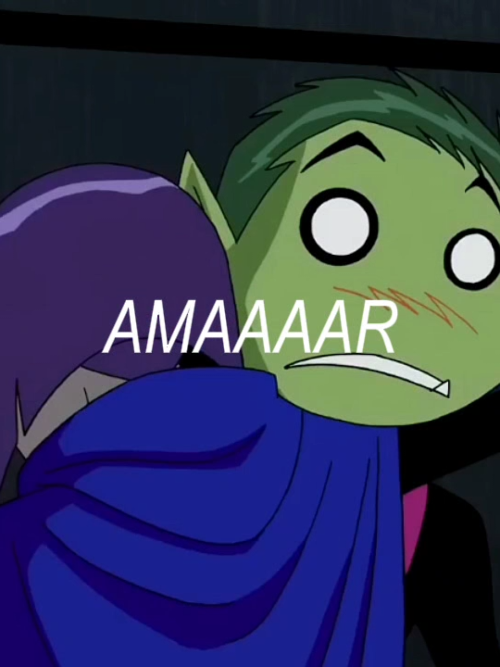 Para los que querian la versión BBRAE 💜💚 #raven #chicobestia #ravenxchicobestia #teentitans #romance 