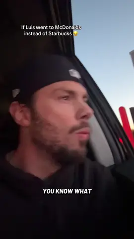 You’ve seen the Luis dude go to Starbucks right?.. well here is my version. Just looking for my Ash.. but at McDonalds 😂😏 