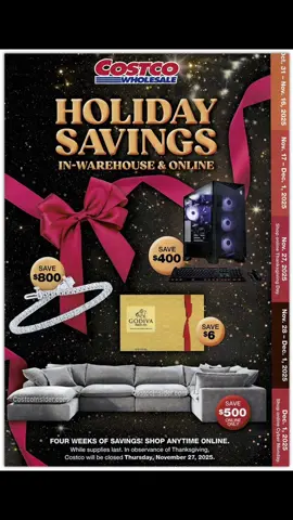 The Costco Black Friday ad has been posted on GottaDEAL! Check out the full 32-page ad and start making your list. More leaked Black Friday ads soon! #costco #blackfriday #deals #costcofinds #costcotiktok 