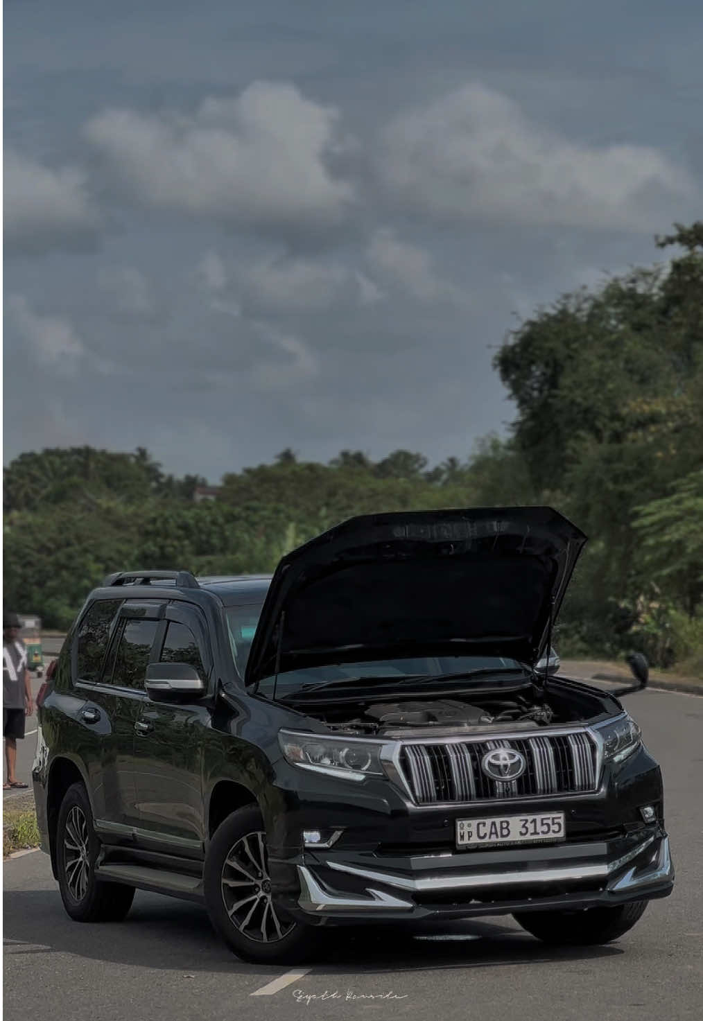 කලු පාට වන්ඩියක නඩු සීන් 💀🖤 #fyppppppppppppppppppppppp #siyathransilu #prado150 #කලුඇතා #landcruiser 