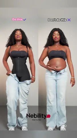 The difference is INSANE!!!10/10 @Nebility US #nebility #bodysuit #shapewear #plussize #curve #biggirl #hourglass #fyp #faja #fallfreshness #tiktokshoprestock 