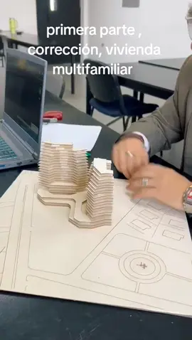 primera parte, Corrección de maqueta estudio, vivienda multifamiliar en altura masiva #edificio #viviendamiltifamiliar #arquitectura #maqueta #richardcardona1972 
