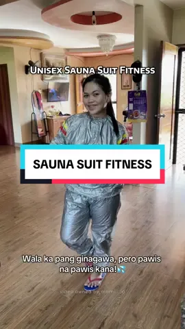 Mi, kahit wala kang gawin dito labas lahat yang langis sa katawan mo. #saunasuit #Fitness #unisex #fyp #fyppppppppppppppppppppppp 