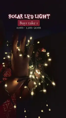#Solar led string #Solar christmas light 🎄 festive 