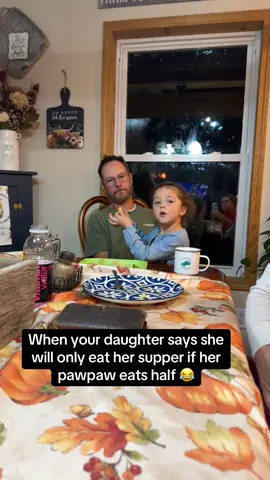 The dogs under the dining table were well fed clearly 😂😂😂 #pawpaw #suppertimeinappalachia #suppertime #toddlersoftiktok #girlmama 
