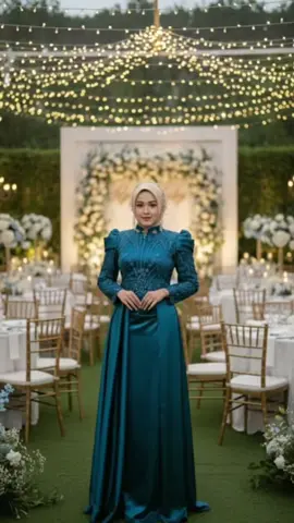 Gaun kondangan yang bikin kamu nggak cuma datang, tapi bersinar! 👑 Warna teal mewah berpadu brokat elegan, menciptakan look yang timeless dan memorable. Siap-siap jadi pusat perhatian di semua acara! Cek detail ukuran & harga spesial di bio sebelum sold out! 👇 #ootdkondangan #outfitkondangan #dresspesta #dressprewedding #dressmewah 