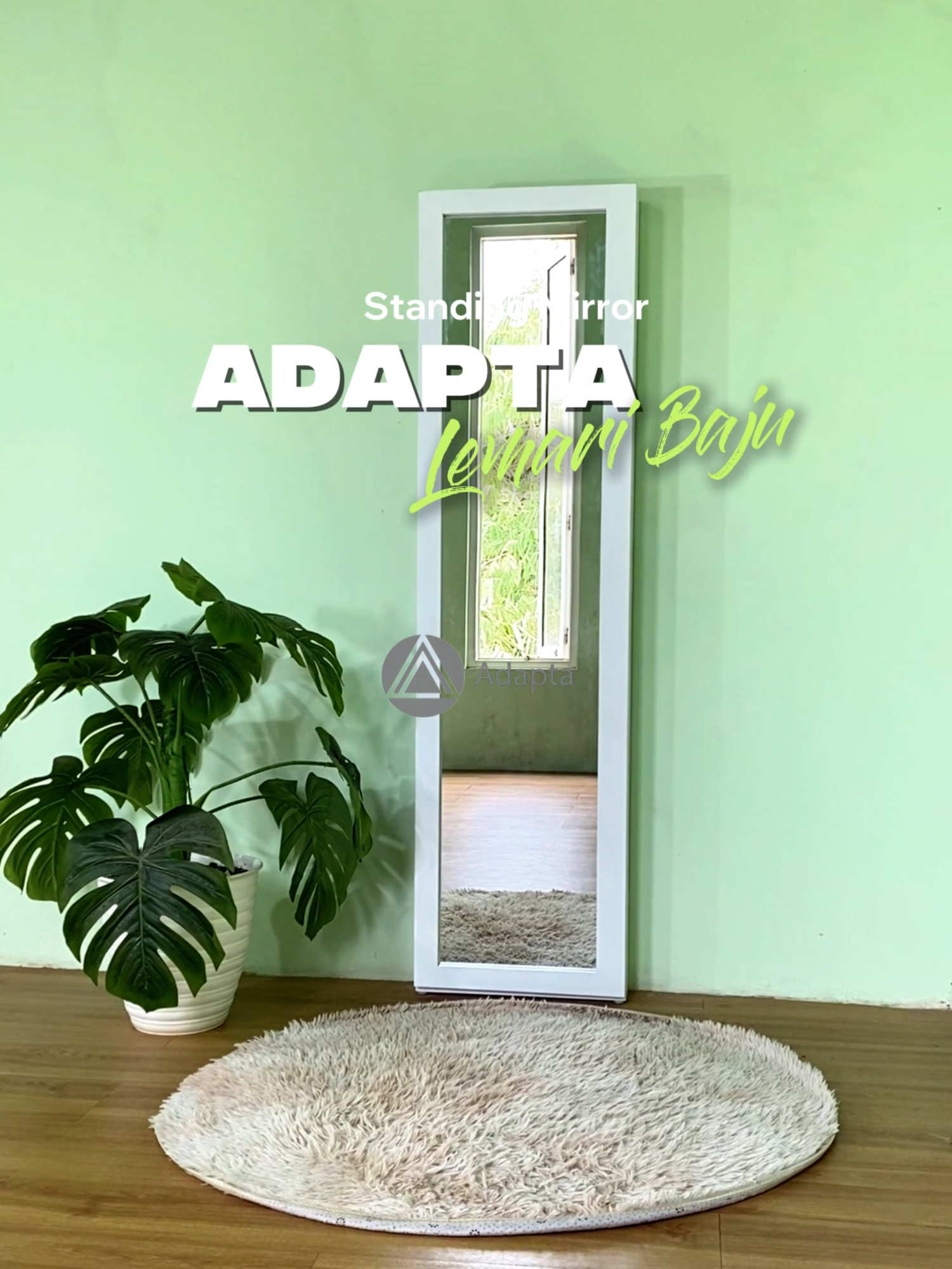 Buruan sebelum kehabisan! Standing Mirror + Lemari Gantungan Baju Adapta ini multifungsi banget—ukuran 40x10x150 cm, bisa ditempel di dinding, ada storage, dan desainnya elegan! Cocok buat ruang sempit tapi butuh solusi rapi & cantik! 😍 🪚 Bisa Custom ukuran & warna 📦 Bisa COD seluruh Indonesia 🔊 More info: 085 172 300 793 #StandingMirror #LemariMinimalis #SolusiRuangSempit #FurnitureMultifungsi #adaptafurniture #furyou