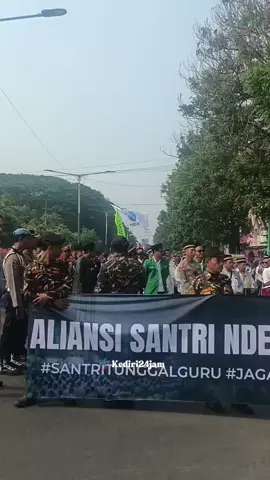 Santri Bergerak Menuju Kantor Pemkab Kediri Selasa 21 Oktober 2025  #kediri24jam  #santribergerak 