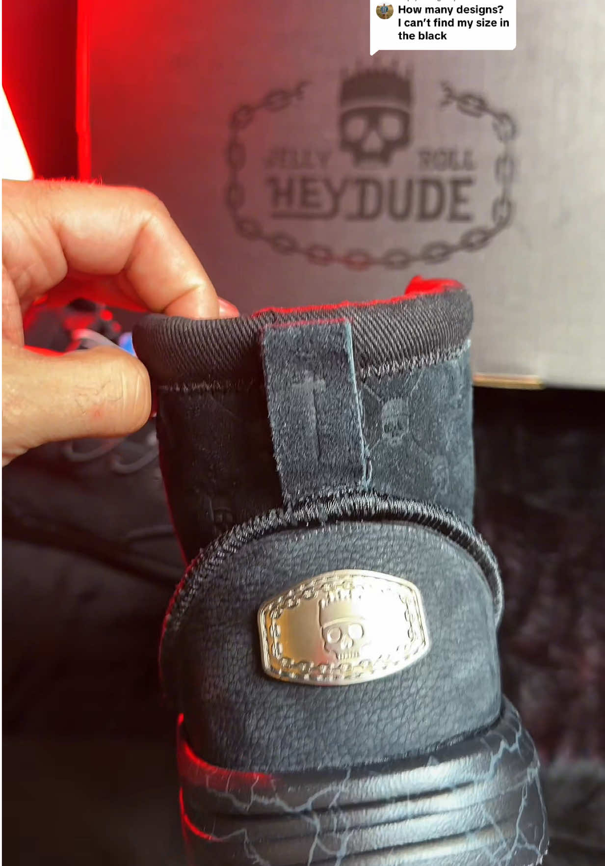 Replying to @Big Ray Jelly Roll x HEYDUDE Collab - Bradley Suede Lightweight Slip on Boots #tiktokshopcreatorpicks #jellyroll #heydudepartner @HeyDude @Jelly Roll 