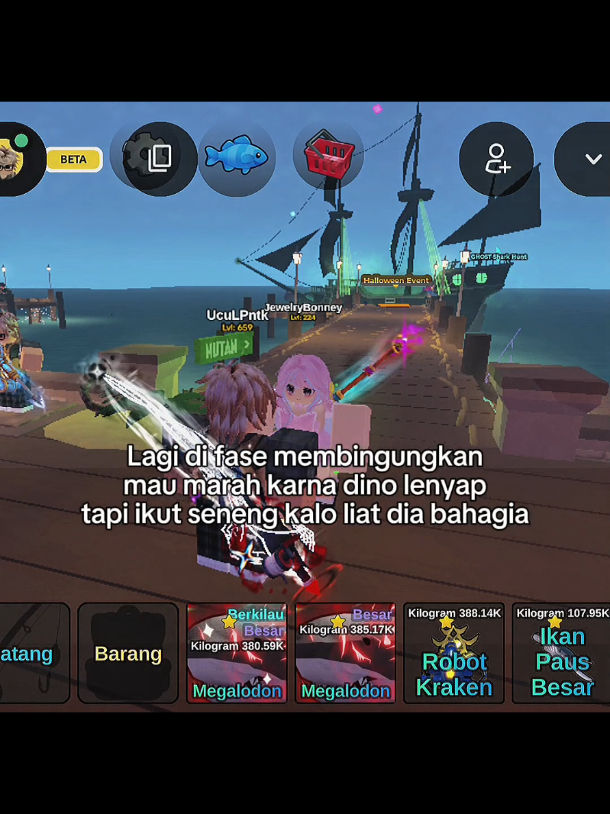 dino satu²nya lenyap #roblox #fishit #talonkikir 