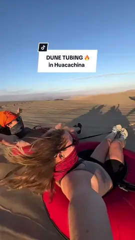 and we all still have sand everywhere ⚡️ #adventuretravel #tubing #travelperu #huacachina #desert  